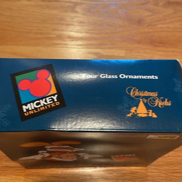 PRE XMAS SALE Glass Mickey Mouse Ornaments - Picture 2 of 8